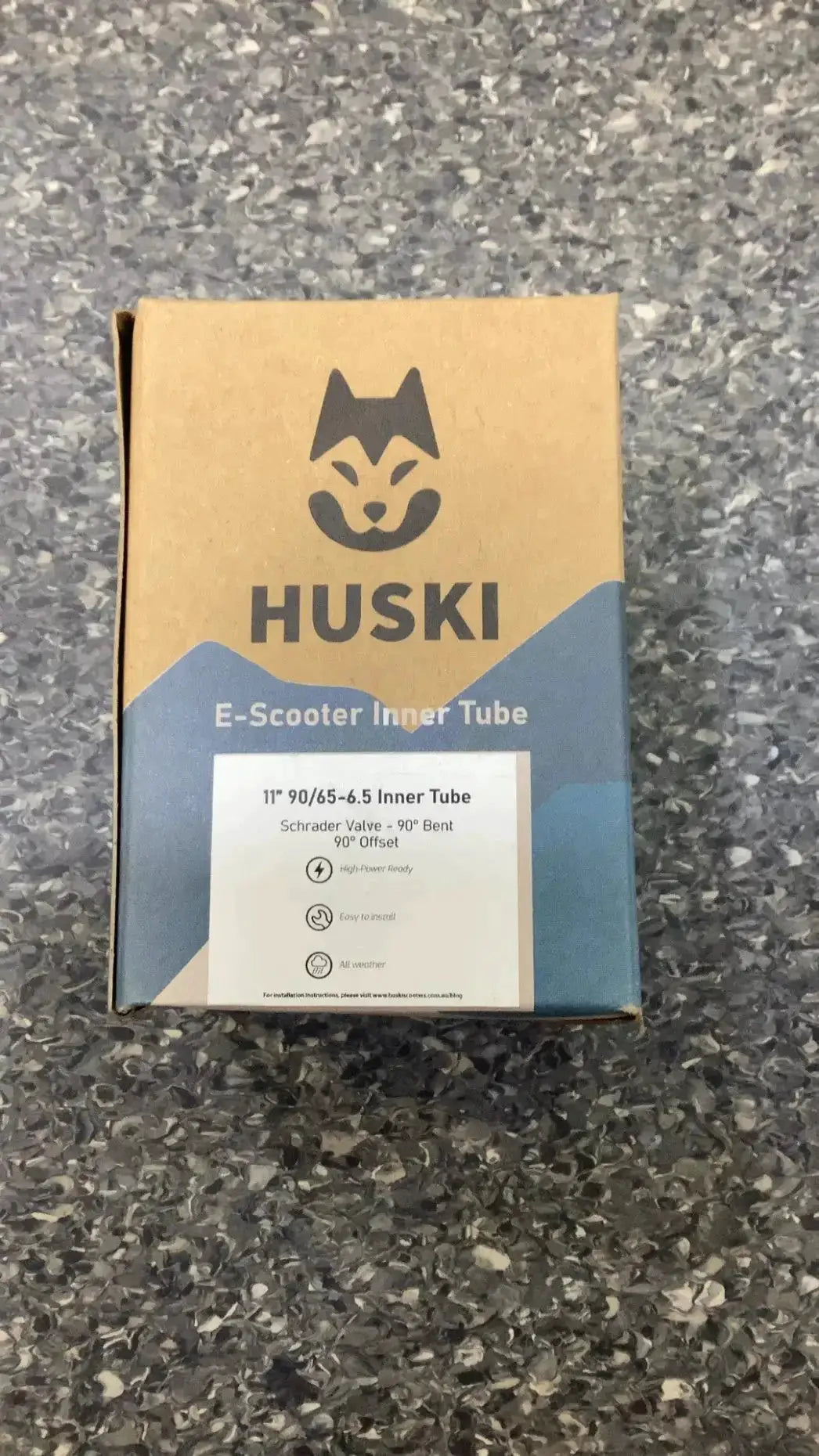 E-Scooter Tube 11" 90/65-6.5 BV 90º Offset 90º by Cyclemotion