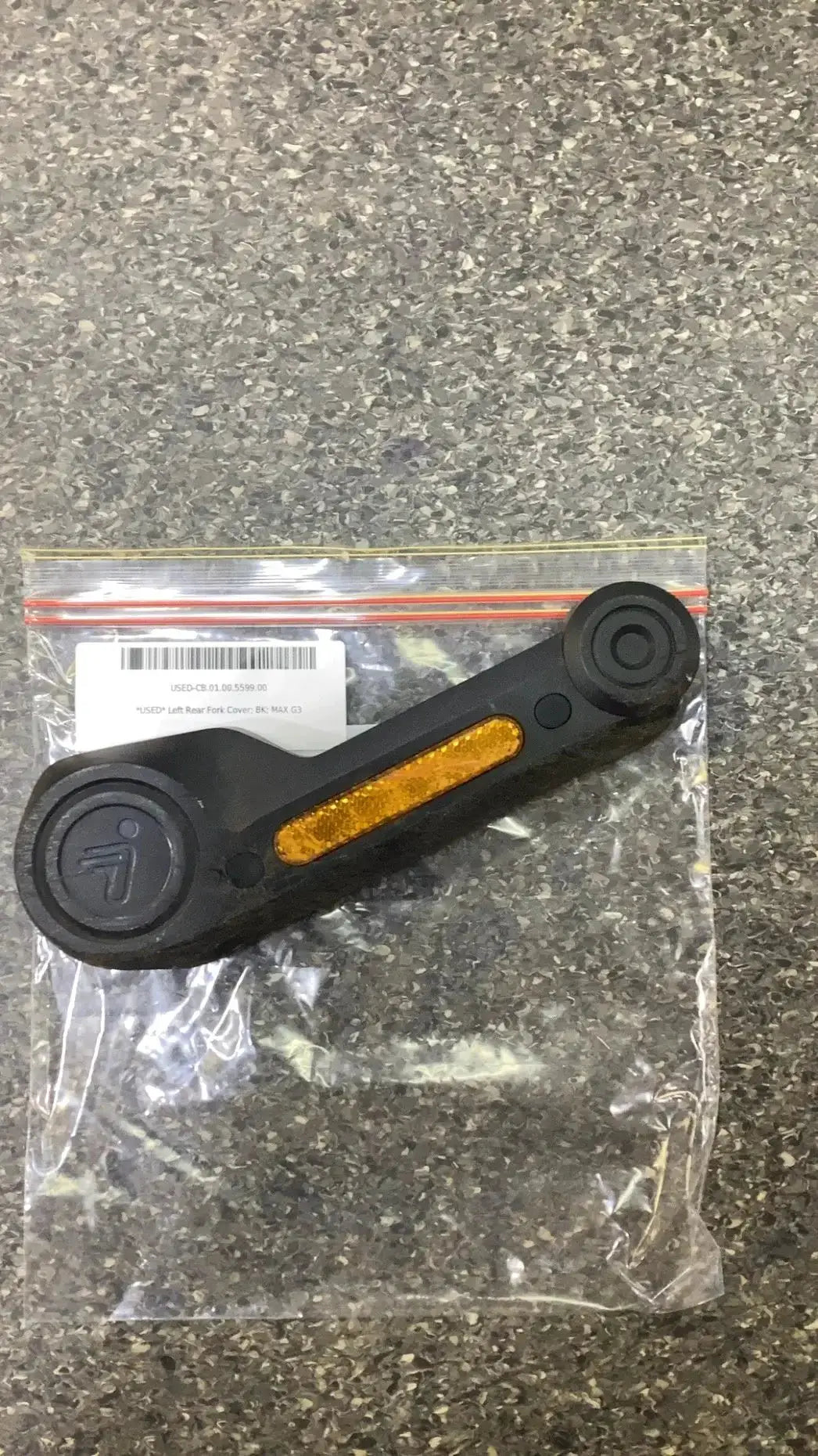 *USED* Left Rear Fork Cover; BK; MAX G3 by Trade In