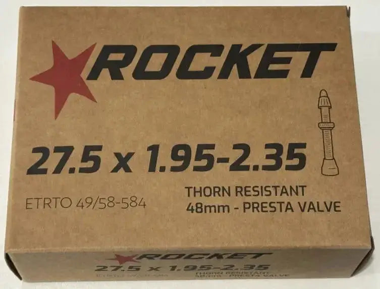 Rocket Thorn Resistant 27.5x1.75-2.125 40mm Presta Valve Tube by Cyclemotion