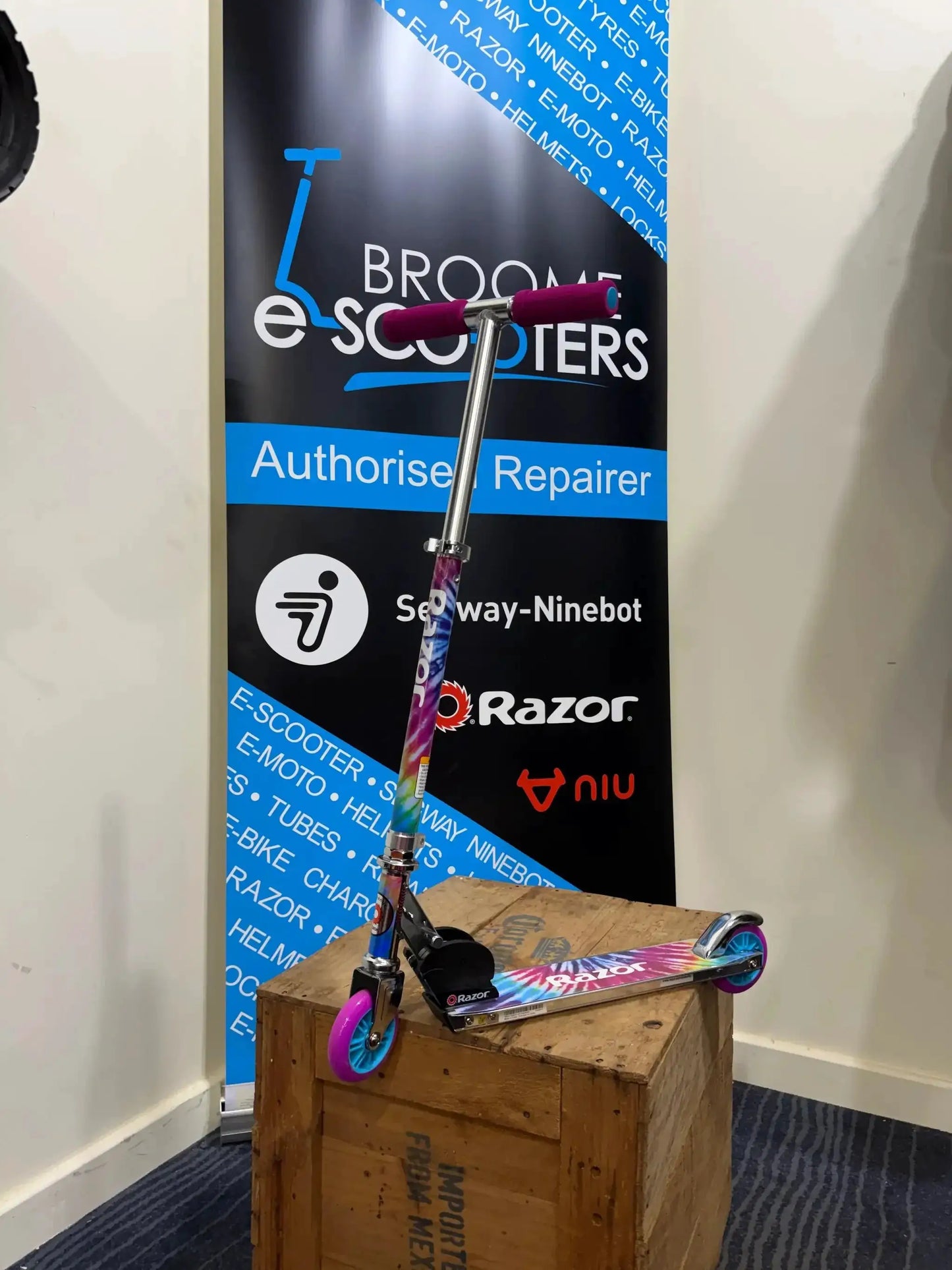 Razor A Kids Kick Scooter Special Edition - Tie Dye by The Brand Exchange Pty Ltd
