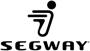 SEGWAY NINEBOT logo with abstract rider icon and bold Segway wordmark.