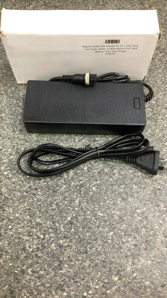Original Kaabo 60V Charger 67.2V 1.75A Charger Suit Kaabo Mantis 10 Wolf Warrior X/GT Wolf Warrior 11/GT 60V Charger by Aliexpress