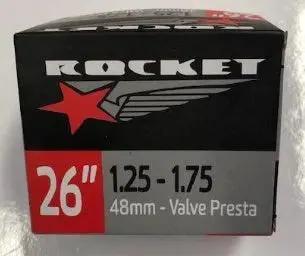 Rocket 26x1.25-1.75 48mm Presta Valve Tube by Cyclemotion