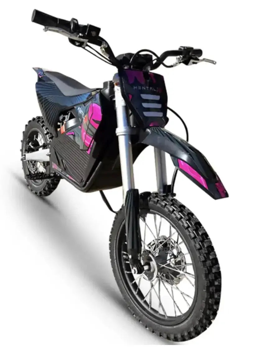 Mental R - Dirt Bike 48v Electric Ride-On E-Bike - Pink by KIPHONE