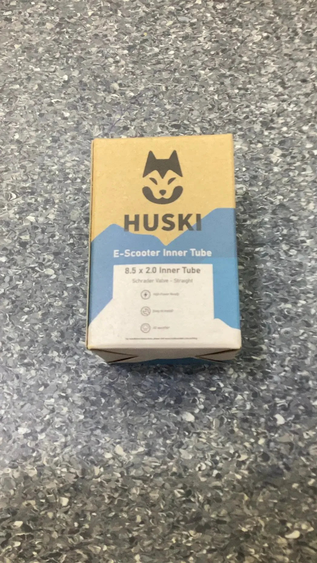 Huski E-scooter Tube 8.5" x 2" SCH Straight (Fits 9.5x2.3) by E-SCOOTER TUBES