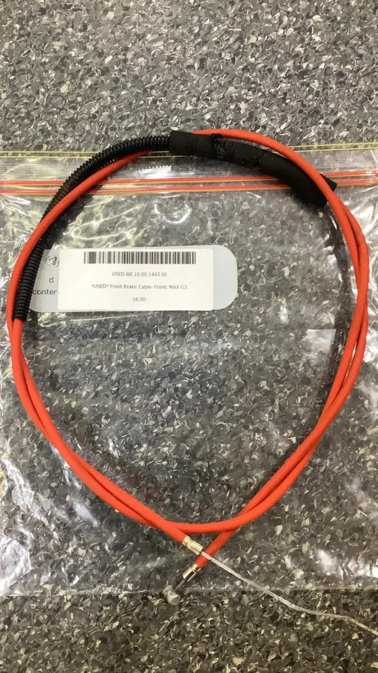 *USED* Front Brake Cable- Front; MAX G3 by Trade In