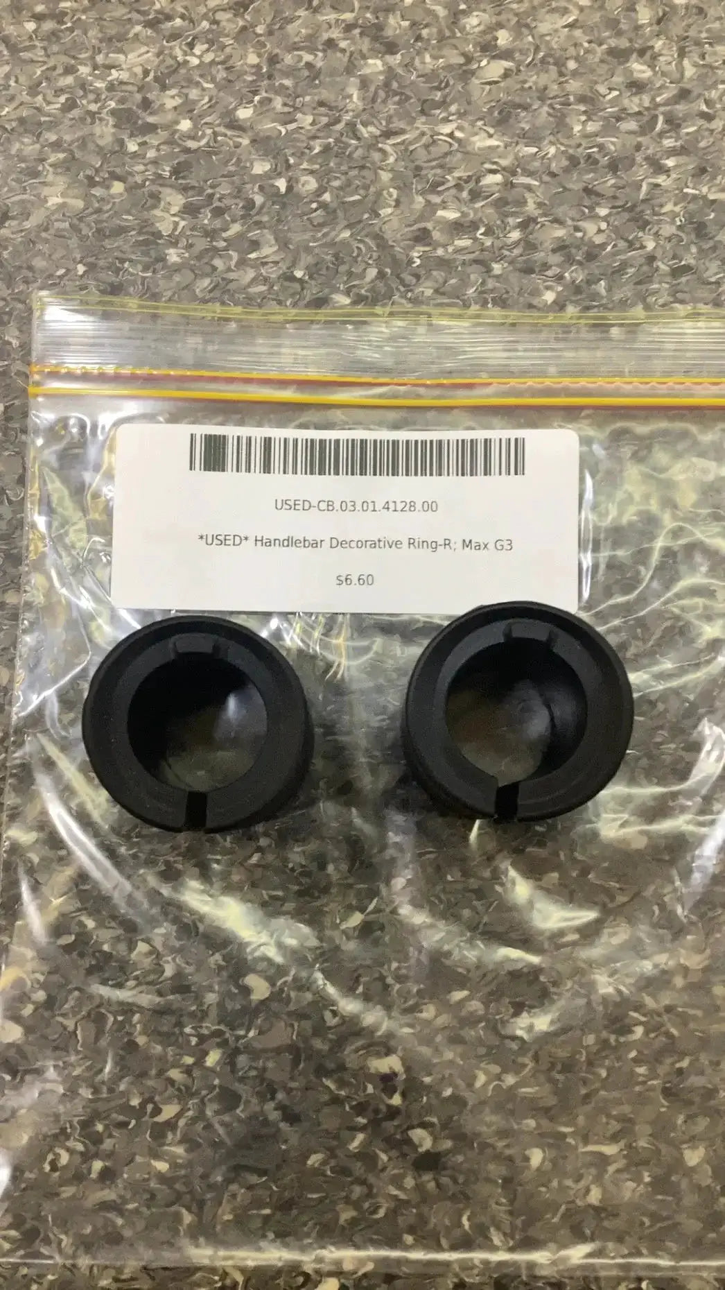 *USED* Handlebar Decorative Ring-R; Max G3 by Trade In