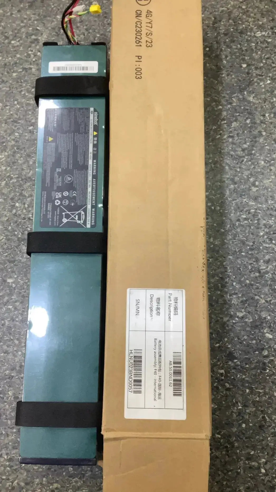 Battery assembly; F40 - international by Technocity CIN7