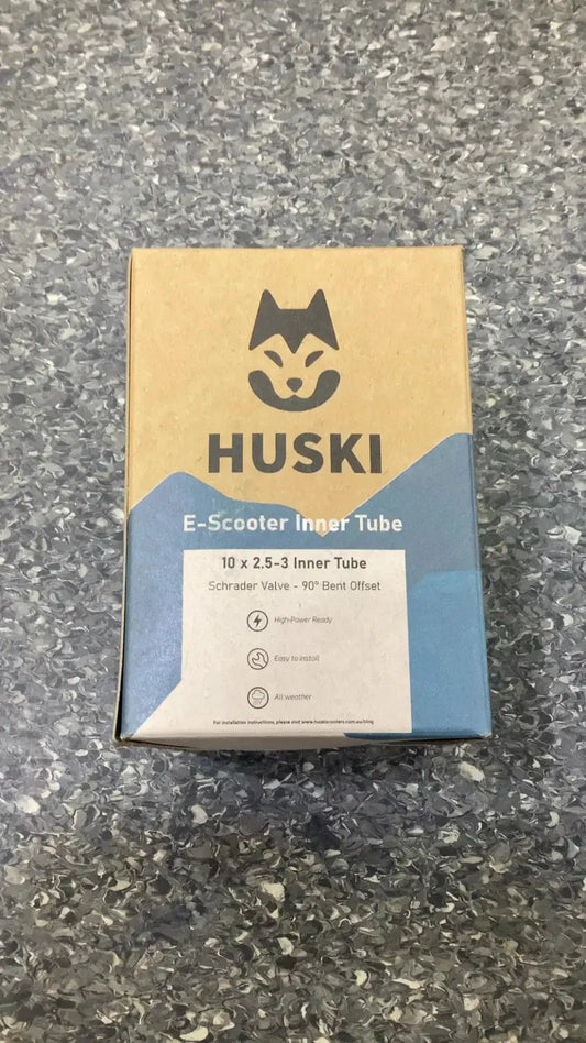 Huski E-Scooter Tube 10" X 2.5-3" BV 90º Offset 90º by Cyclemotion