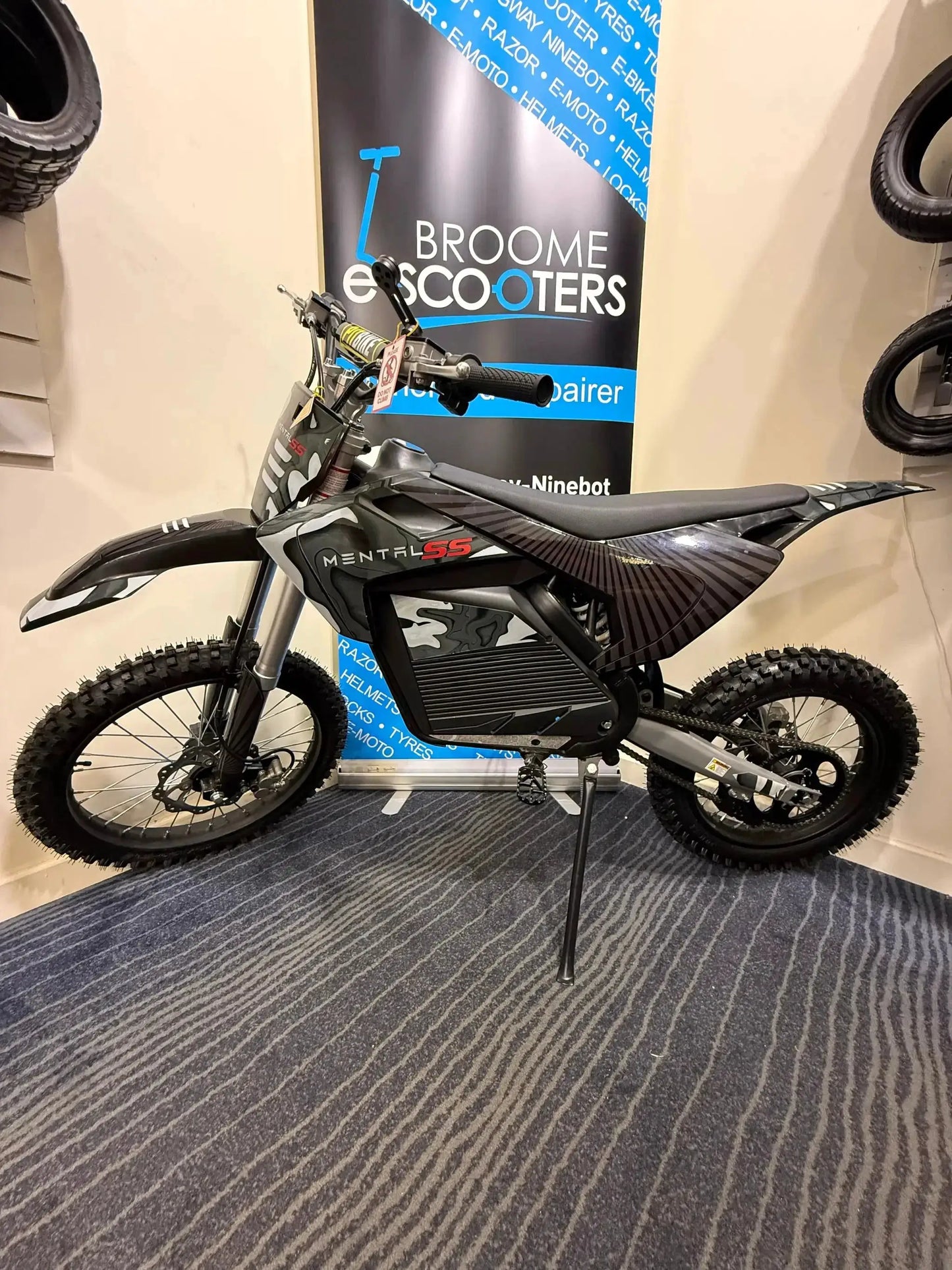 Mental SS - Dirt Bike 72v Electric Ride-On E-Bike by KIPHONE