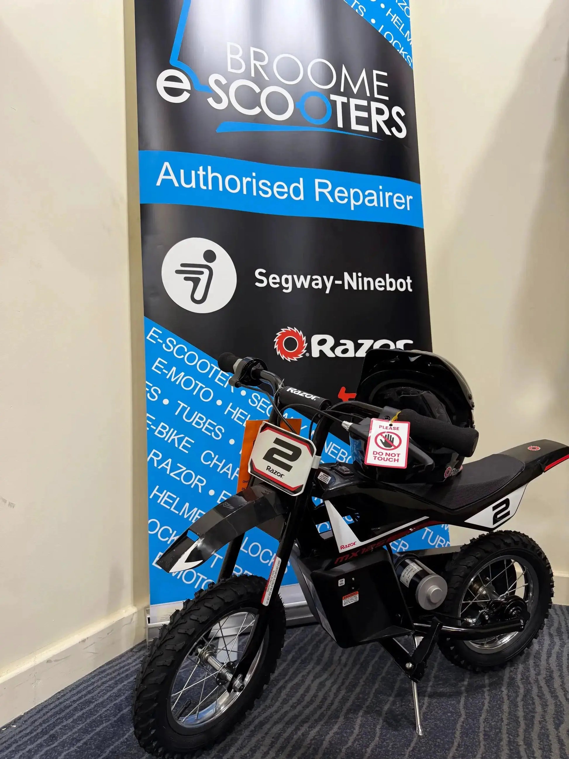 Razor MX125 Dirt Rocket Youth Sport Electric Motorcross Bike - Black by The Brand Exchange Pty Ltd