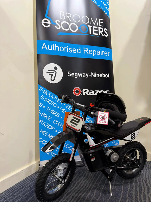 Razor MX125 Dirt Rocket Youth Sport Electric Motorcross Bike - Black by The Brand Exchange Pty Ltd