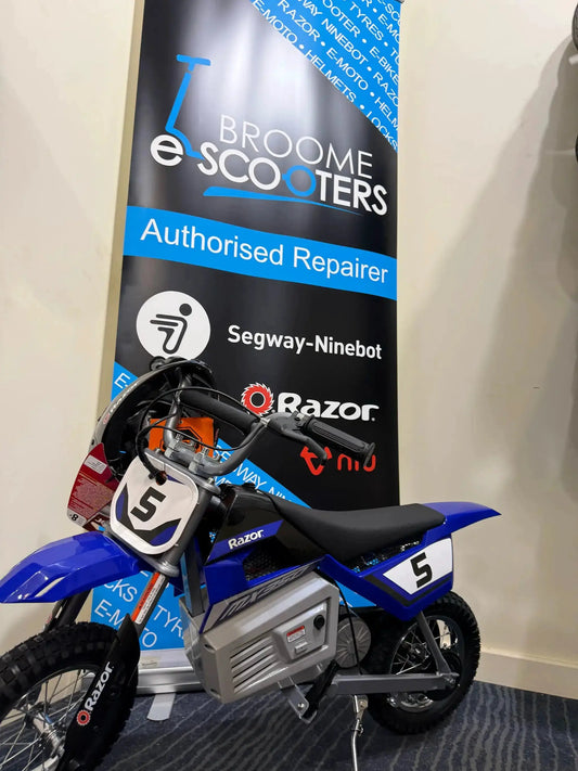 Razor MX350 Dirt Rocket Youth Sport Electric Motorcross Bike - Blue Refresh by The Brand Exchange Pty Ltd