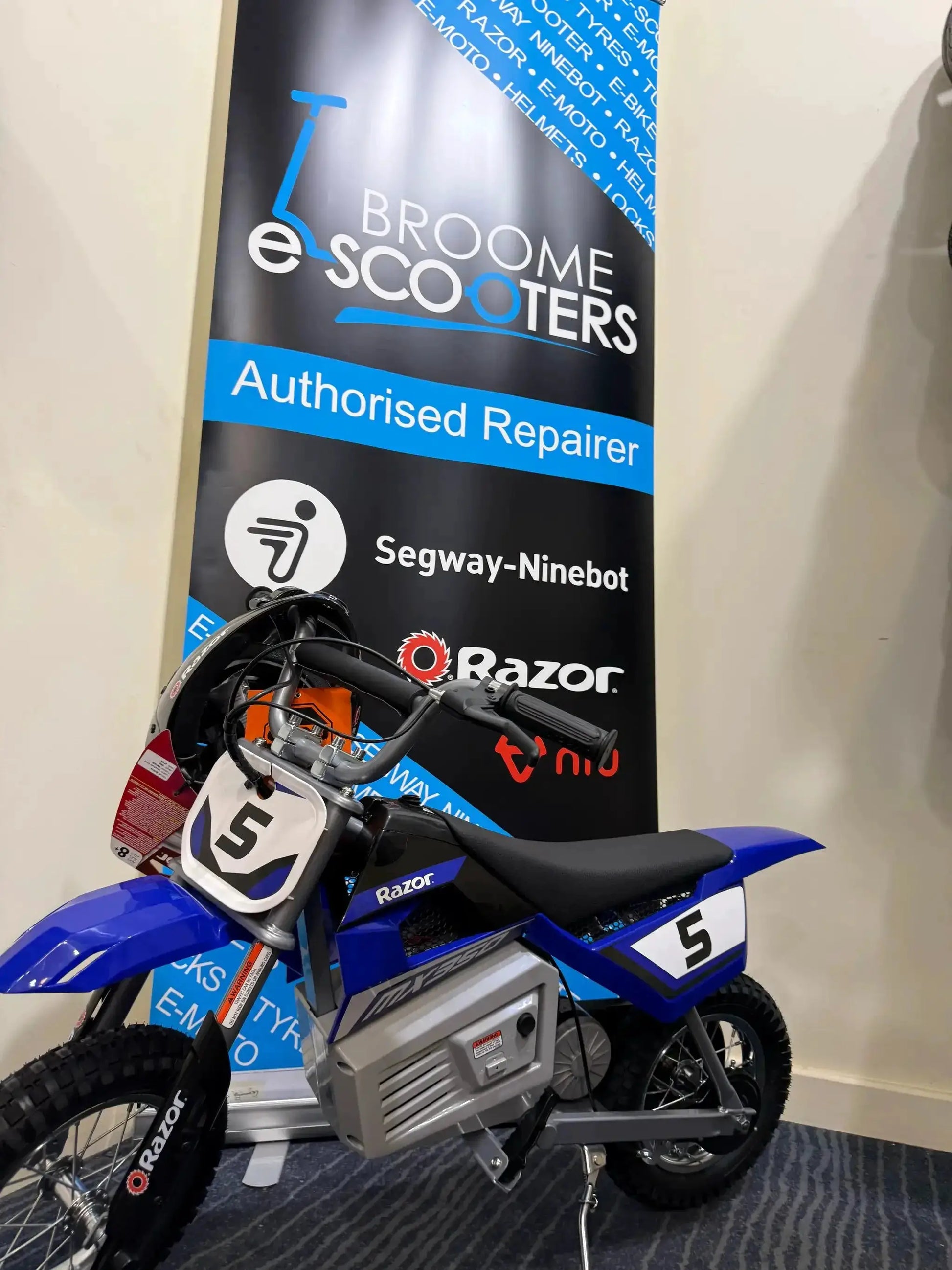 Razor MX350 Dirt Rocket Youth Sport Electric Motorcross Bike - Blue Refresh by The Brand Exchange Pty Ltd
