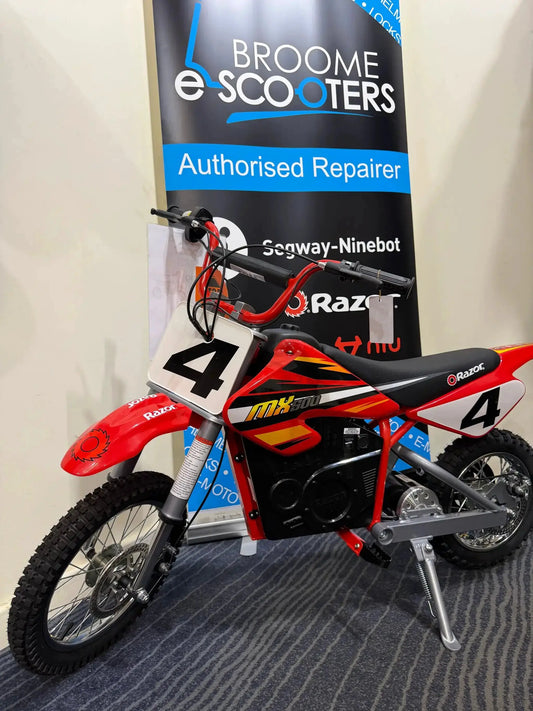 Razor MX500 Dirt Rocket Youth Sport Electric Motorcross Bike - Red by The Brand Exchange Pty Ltd