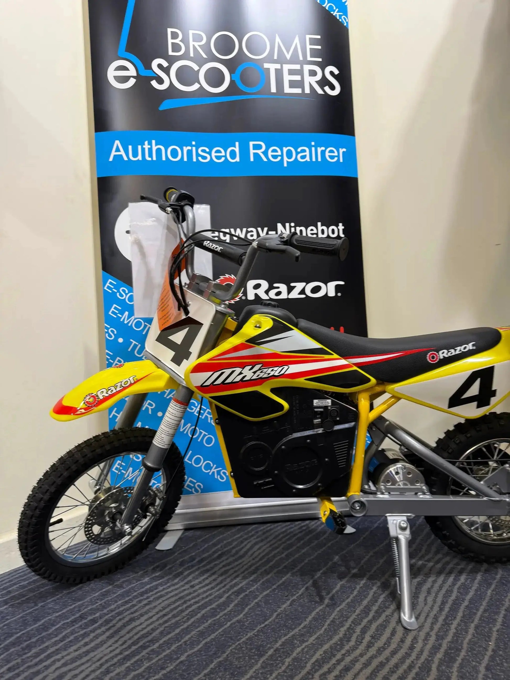 Razor MX650 Dirt Rocket Youth Sport Electric Motorcross Bike - Yellow by The Brand Exchange Pty Ltd