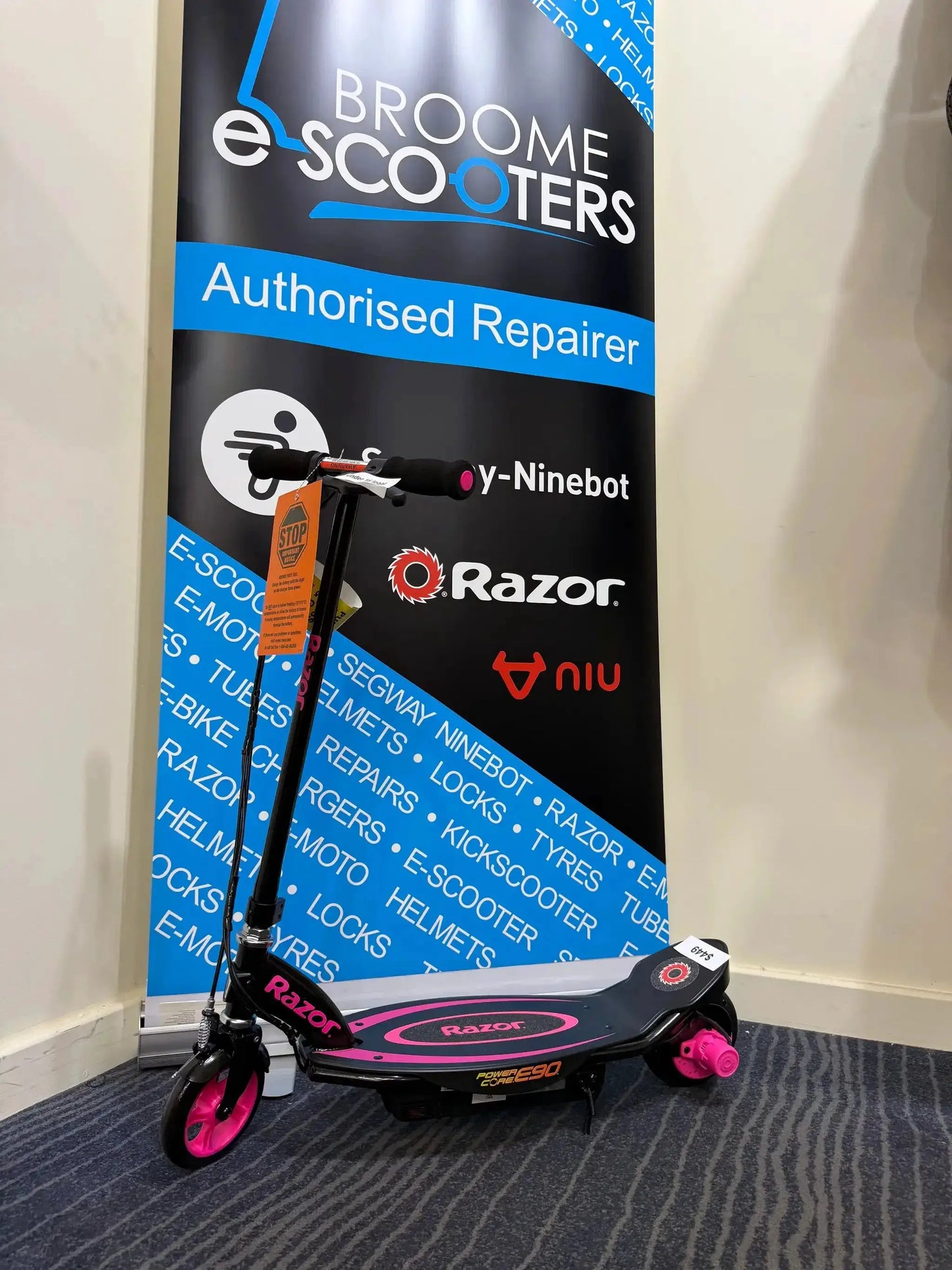 Razor Power Core E90 Electric Scooter - Pink by The Brand Exchange Pty Ltd