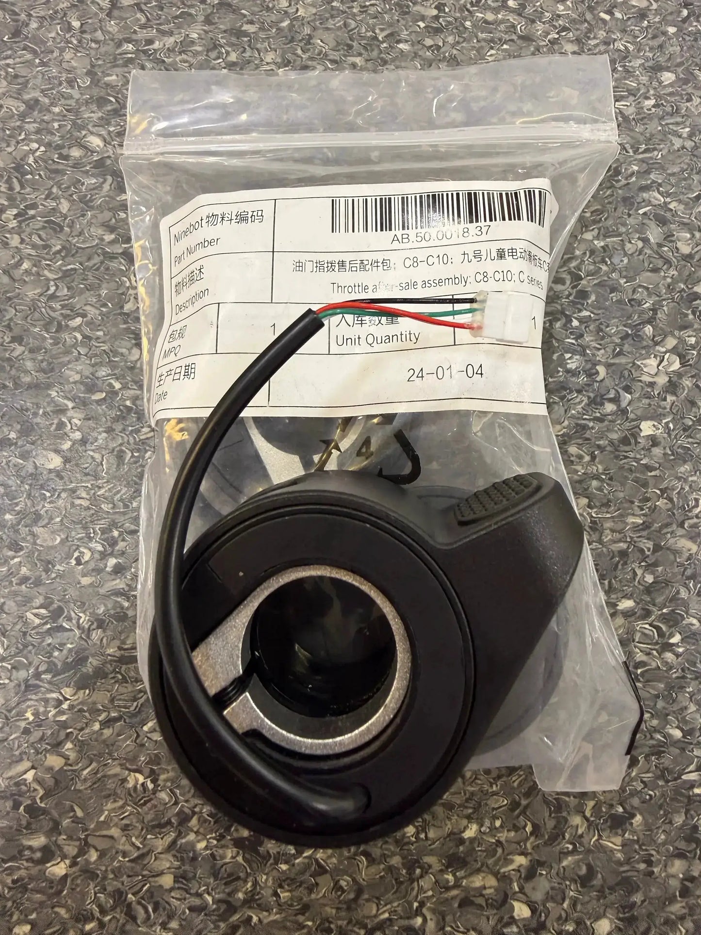 Twist-grip throttle; C8 & C10; by Technocity CIN7