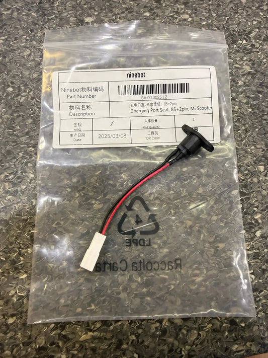 Charging Port Seat; 85+2pin; Mi Scooter by Technocity CIN7