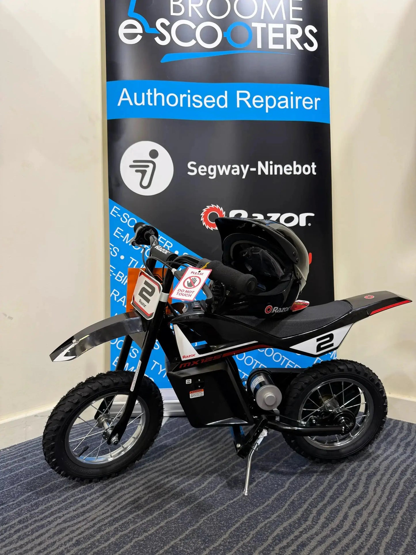 Razor MX125 Dirt Rocket Youth Sport Electric Motorcross Bike - Black by The Brand Exchange Pty Ltd