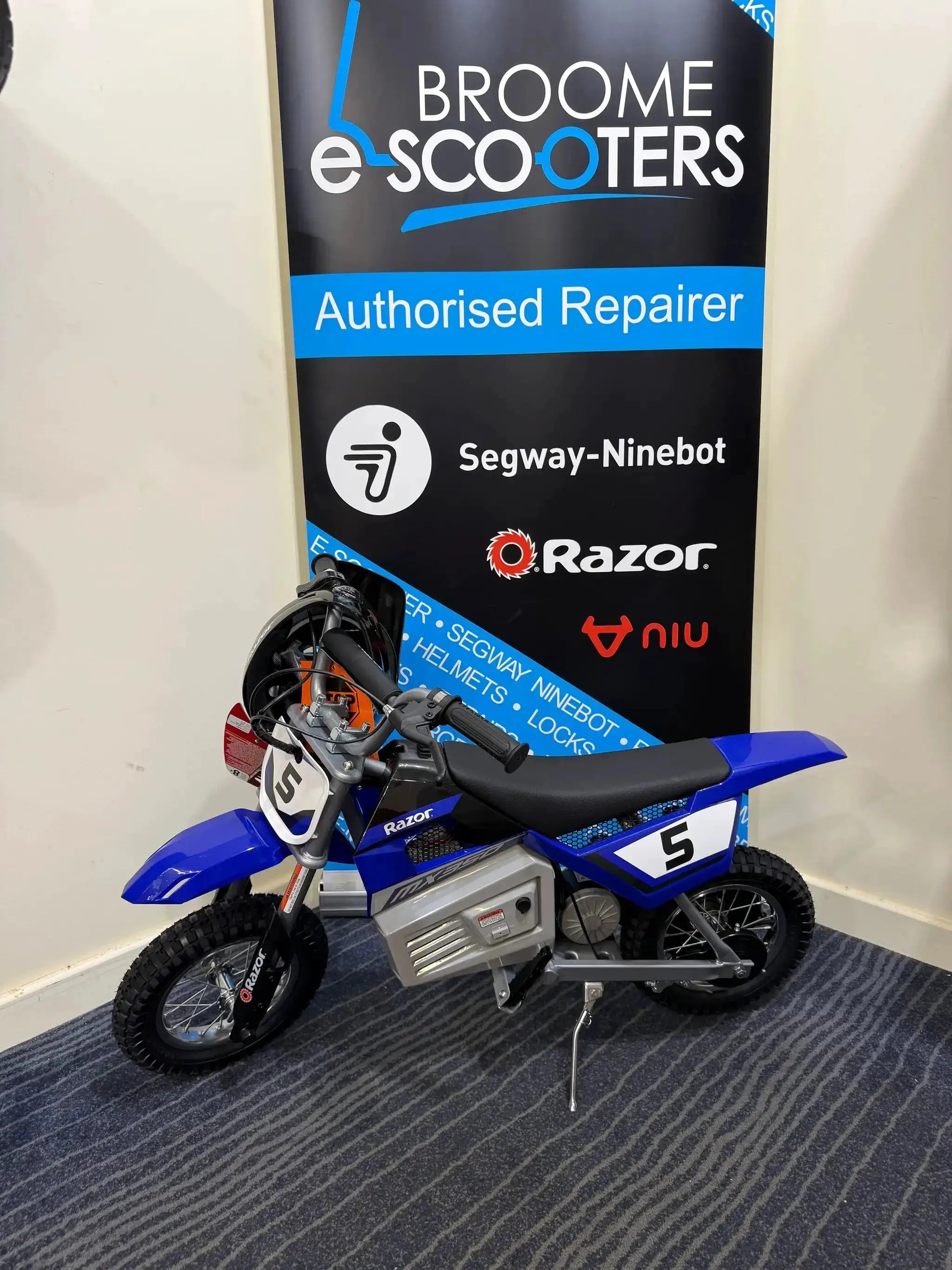 Razor MX350 Dirt Rocket Youth Sport Electric Motorcross Bike - Blue Refresh by The Brand Exchange Pty Ltd