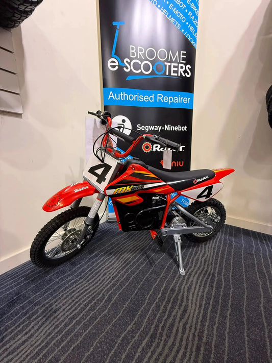 Razor MX500 Dirt Rocket Youth Sport Electric Motorcross Bike - Red by The Brand Exchange Pty Ltd